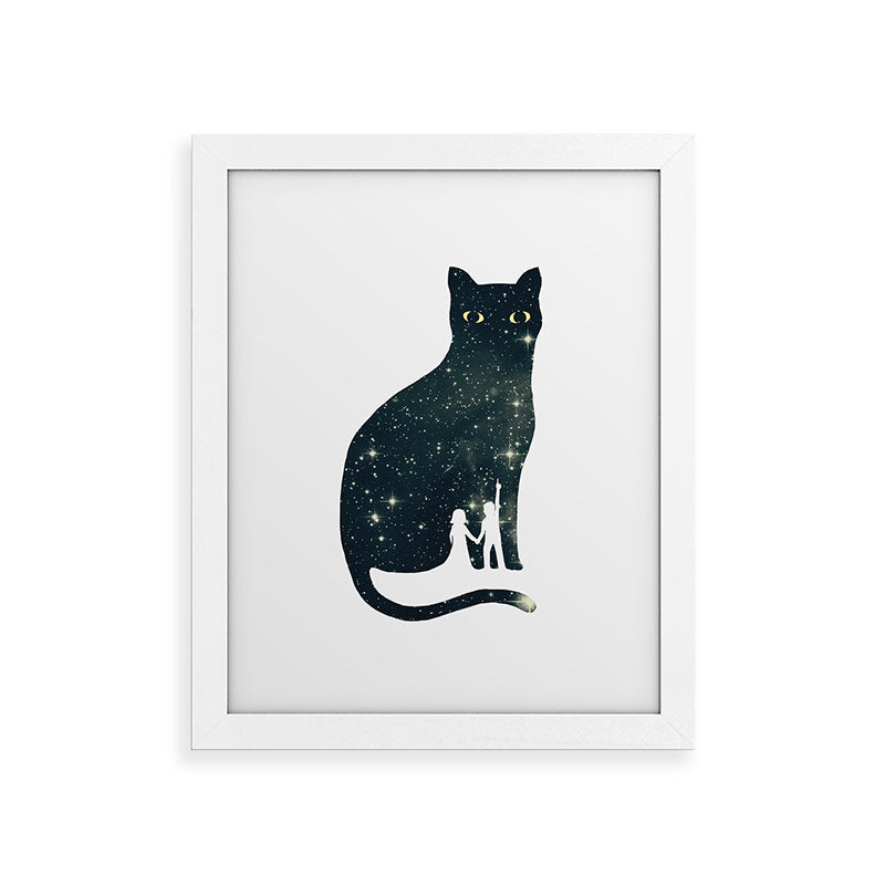 4 Moons Framed Art Print