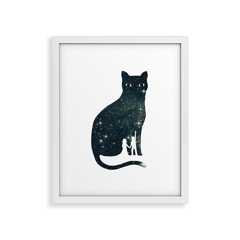 4 Moons Framed Art Print