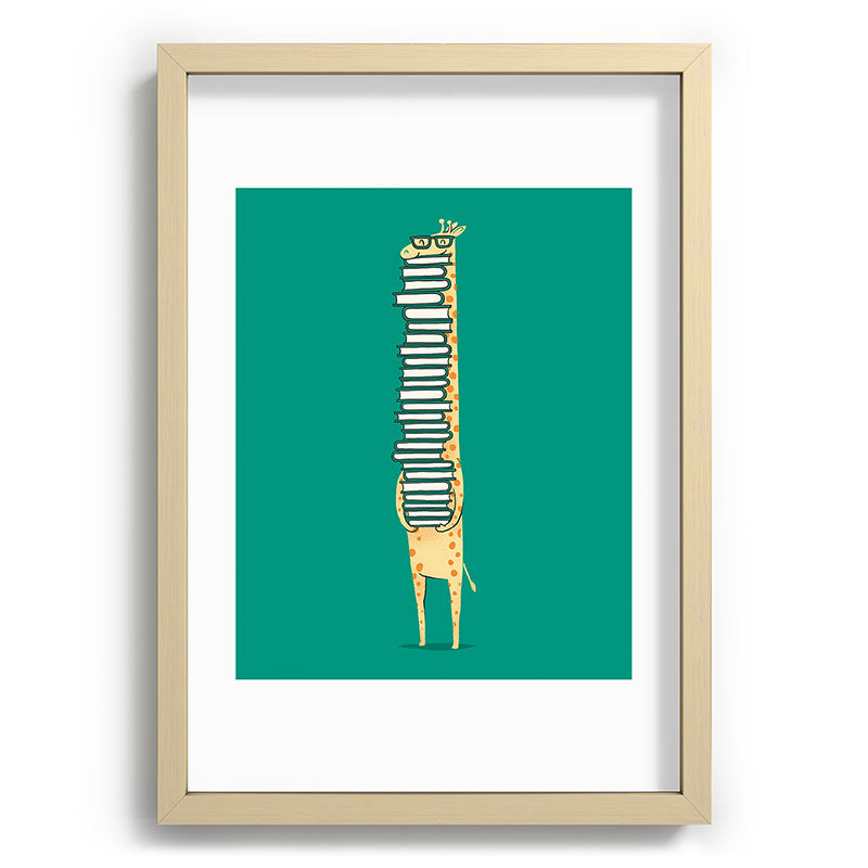 A book lover Framed Art Print