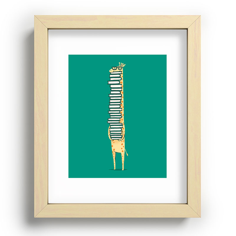 A book lover Framed Art Print