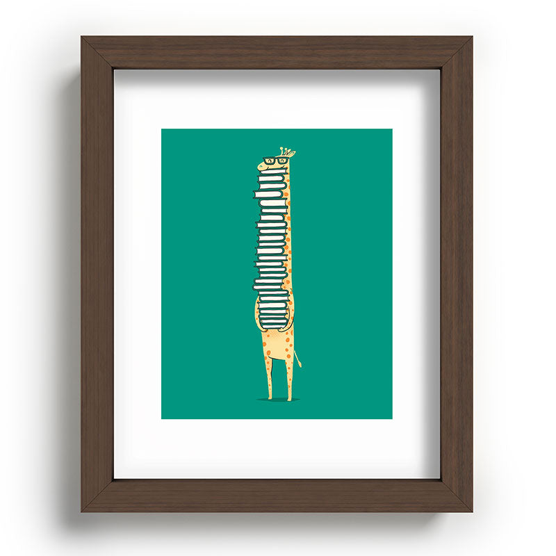 A book lover Framed Art Print