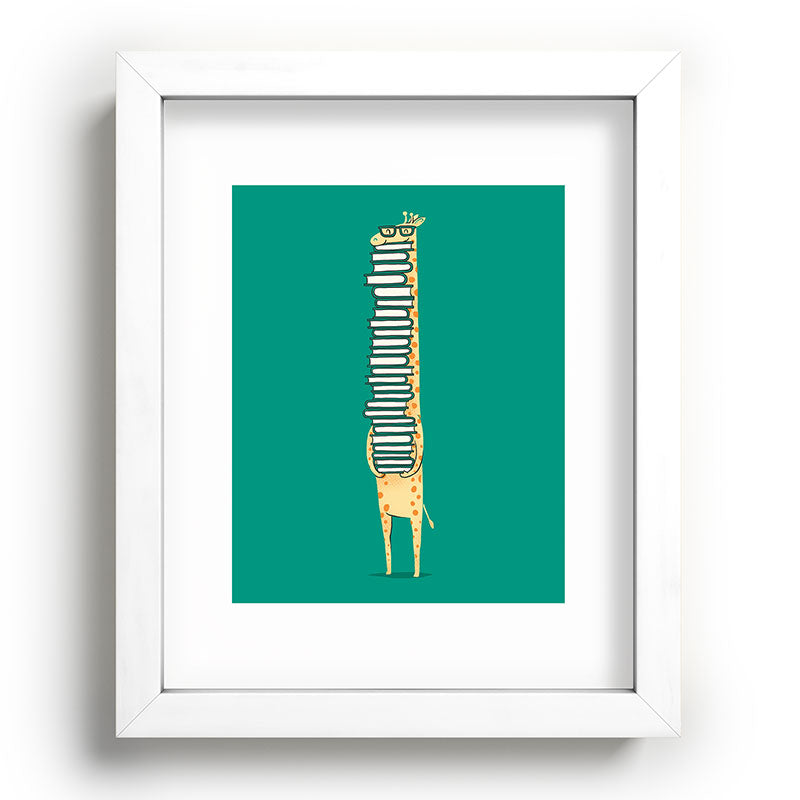 A book lover Framed Art Print