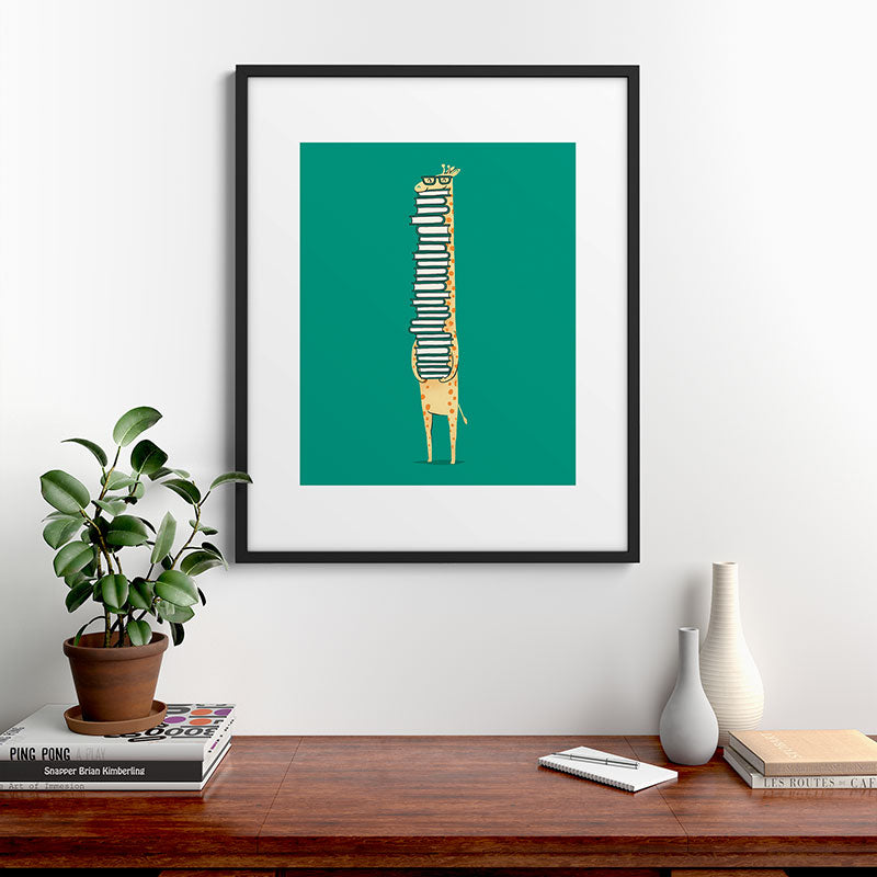 A book lover Framed Art Print