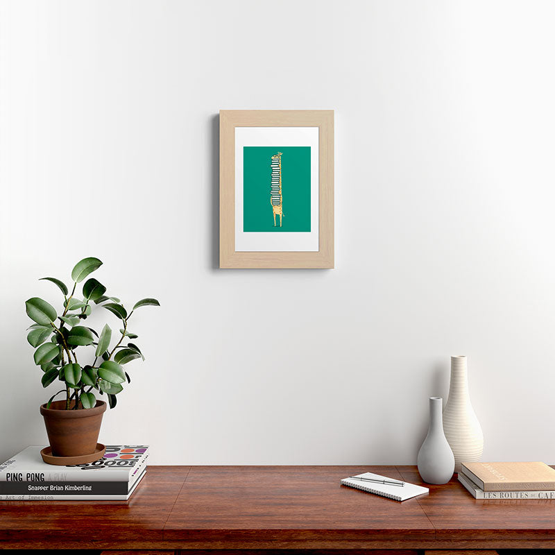 A book lover Framed Art Print