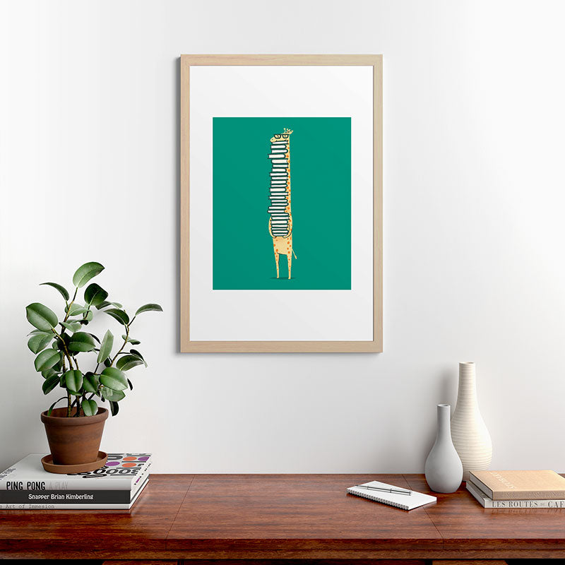 A book lover Framed Art Print