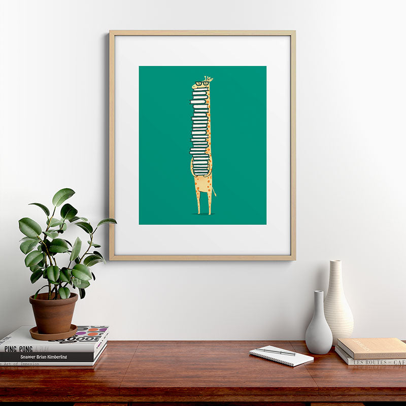 A book lover Framed Art Print