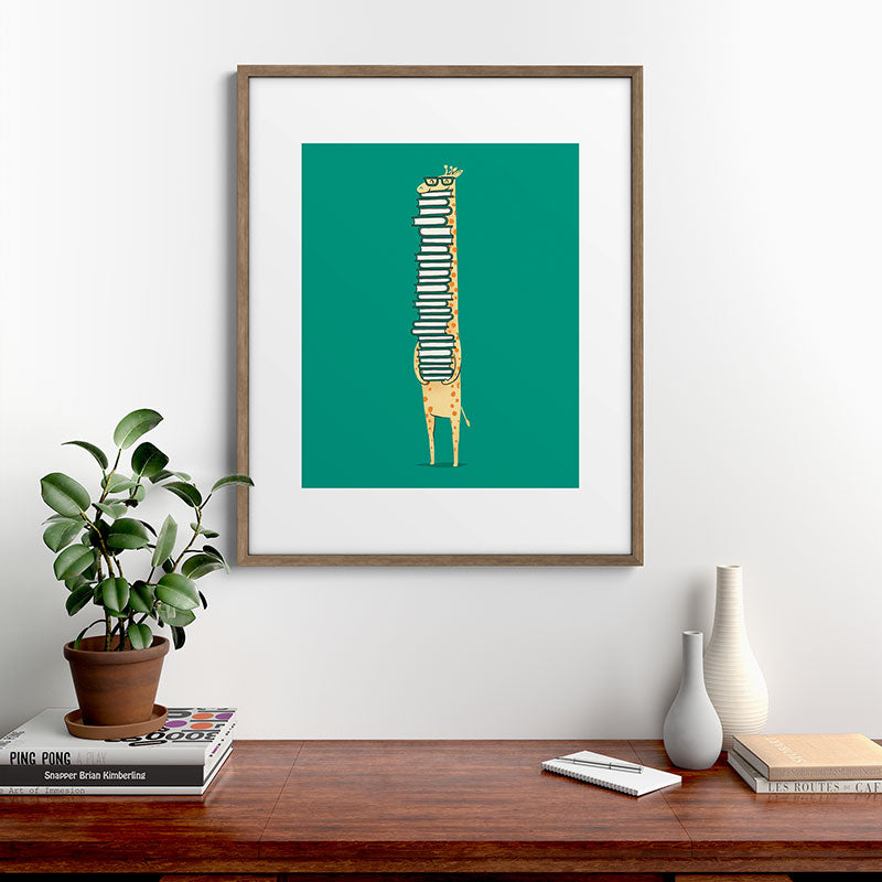 A book lover Framed Art Print