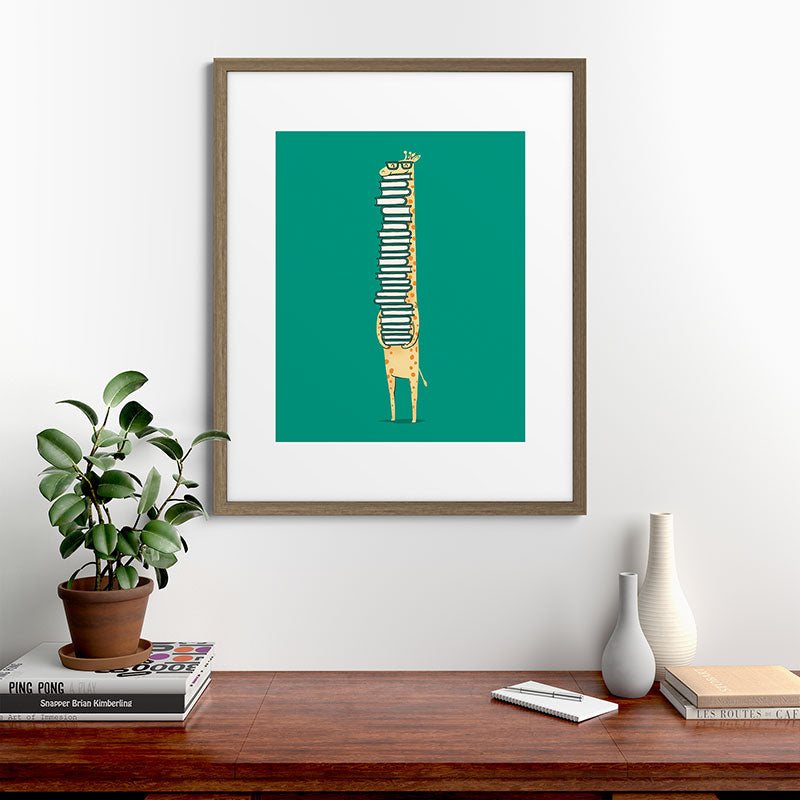 A book lover Framed Art Print