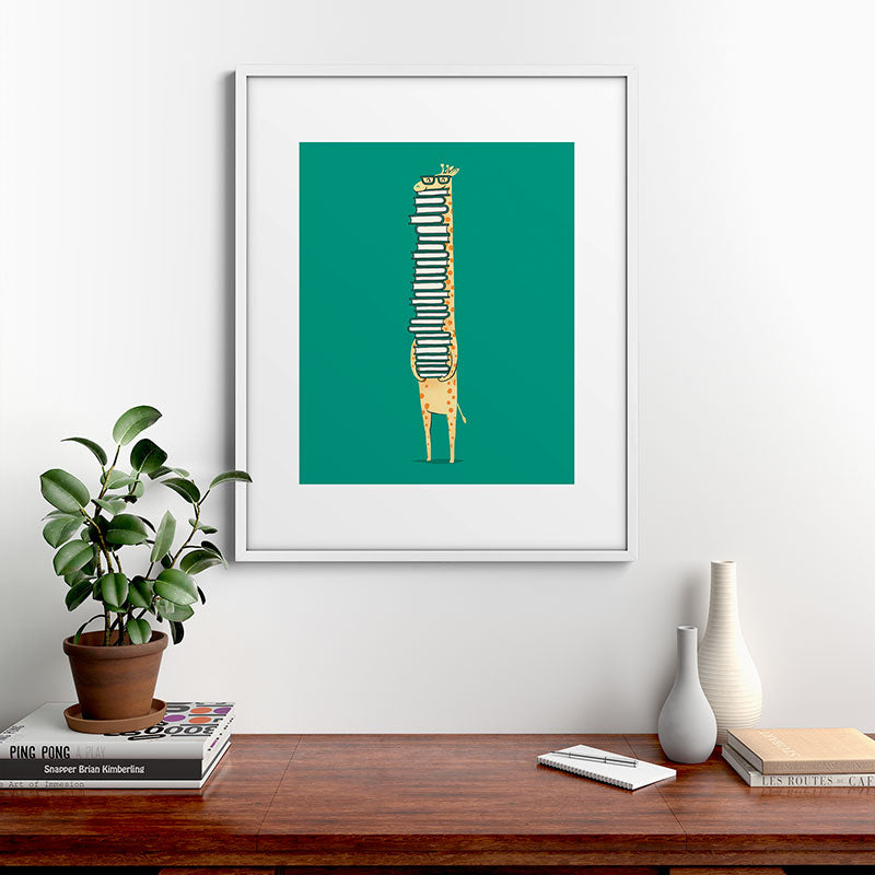 A book lover Framed Art Print