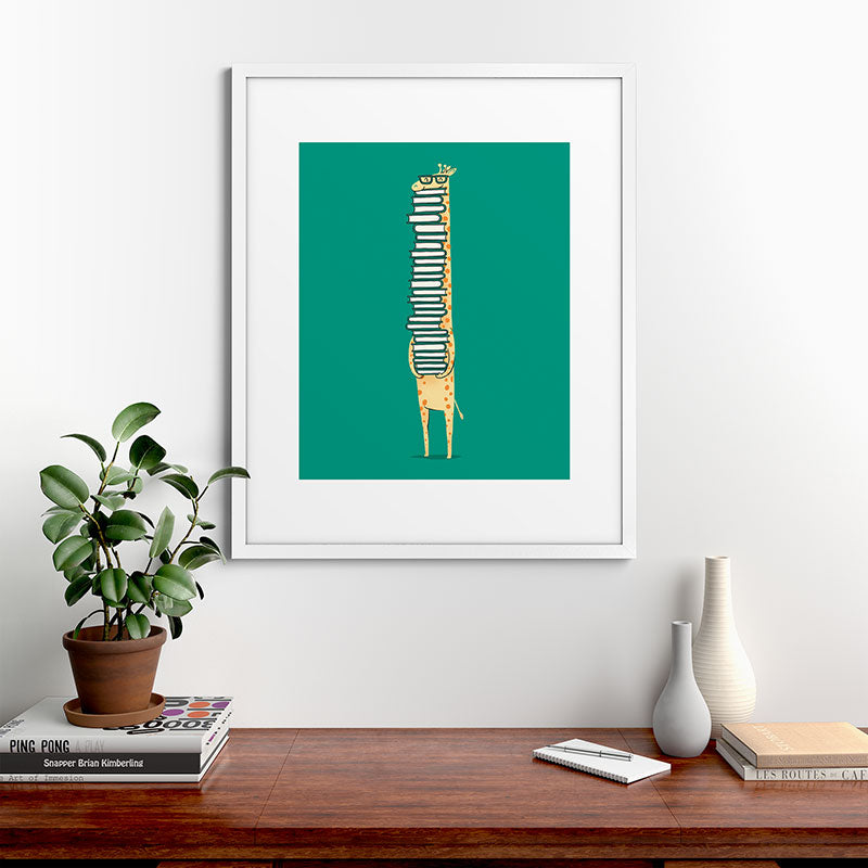 A book lover Framed Art Print