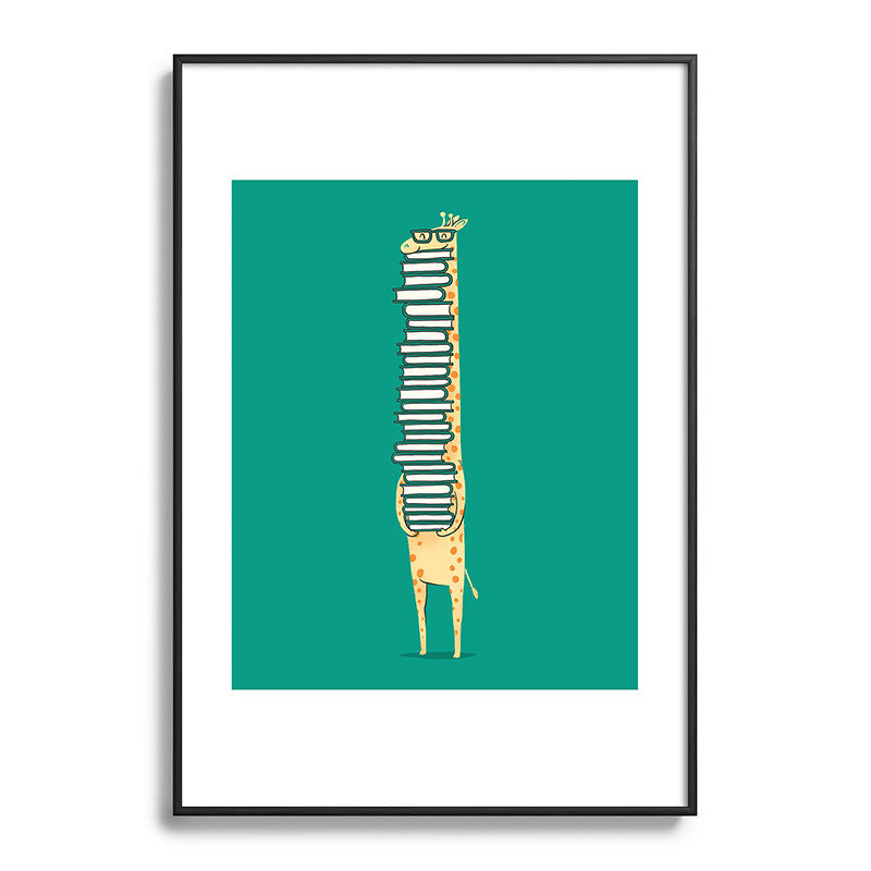 A book lover Framed Art Print