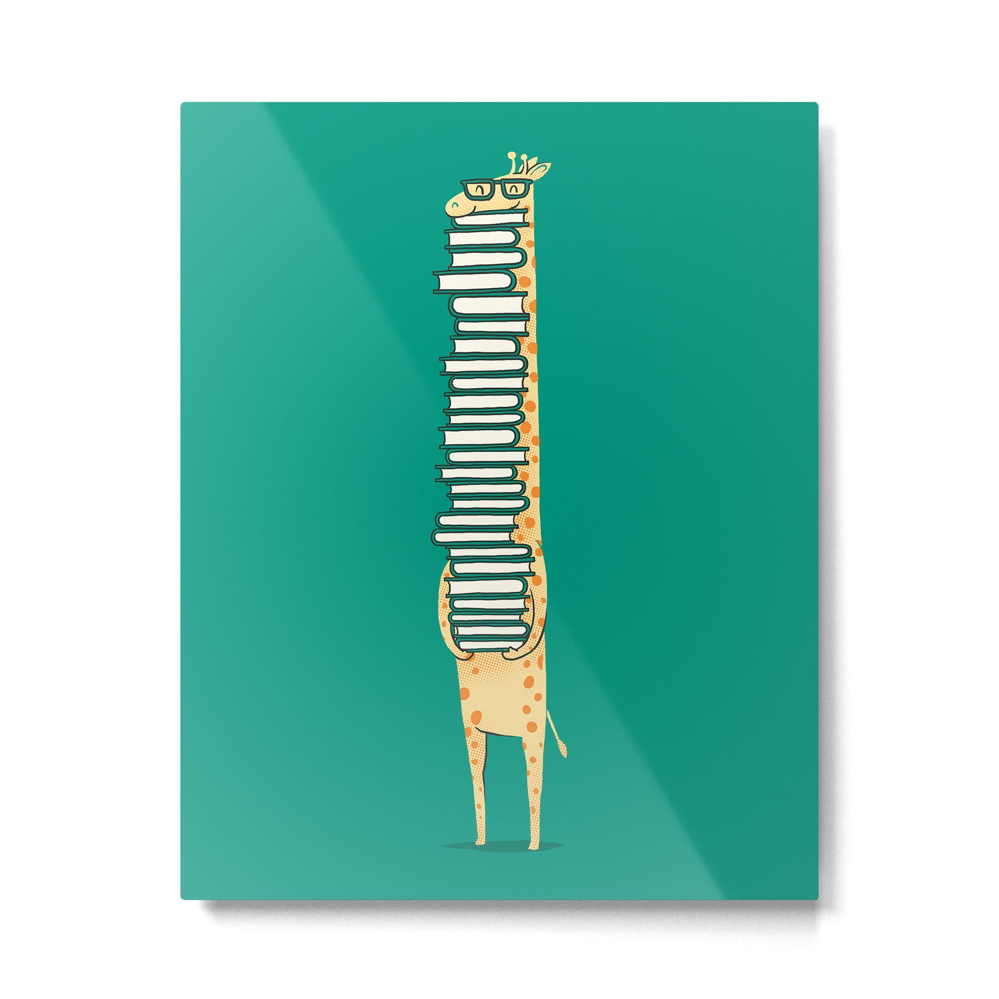 A book lover Metal Print