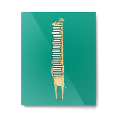 A book lover Metal Print