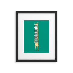 A book lover Framed Art Print