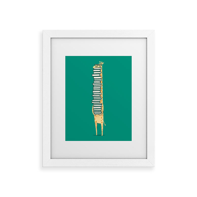 A book lover Framed Art Print