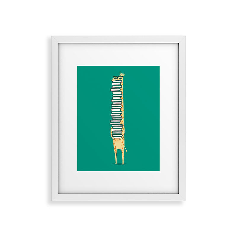 A book lover Framed Art Print