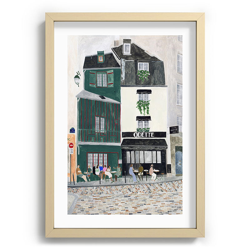 A day in Paris Framed Art Print