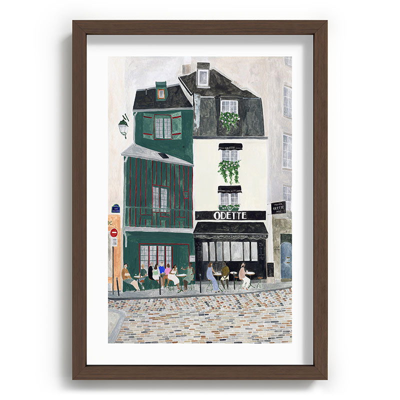 A day in Paris Framed Art Print