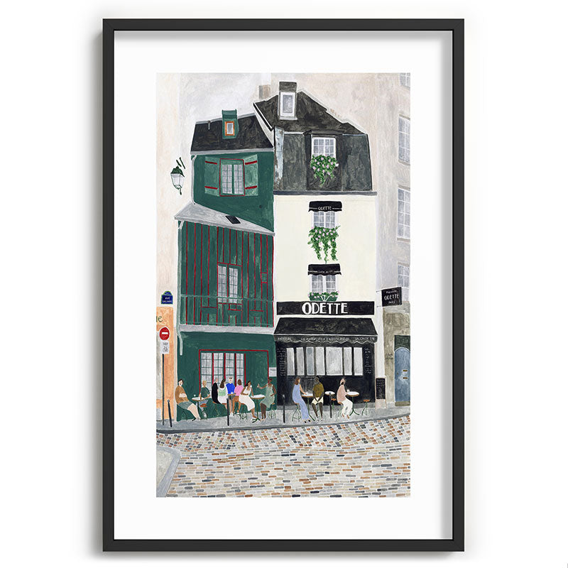 A day in Paris Framed Art Print