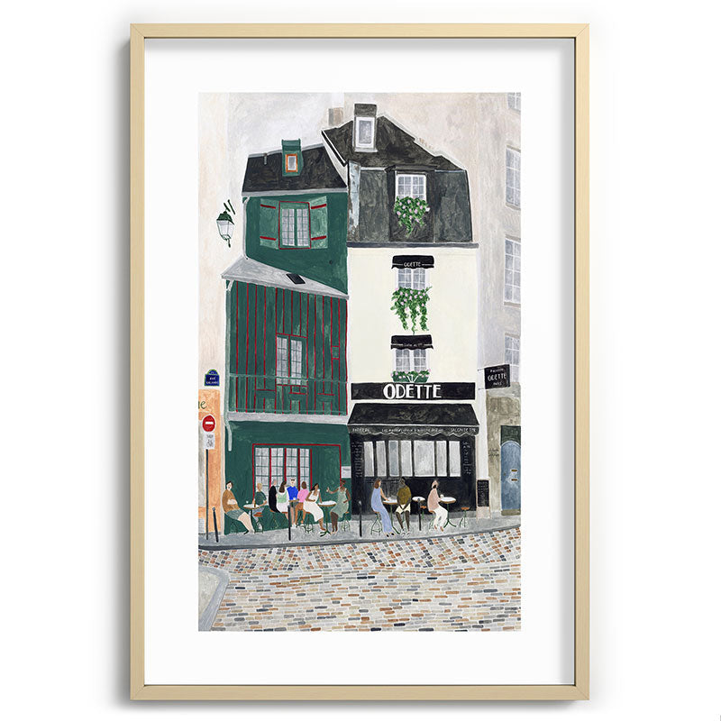 A day in Paris Framed Art Print