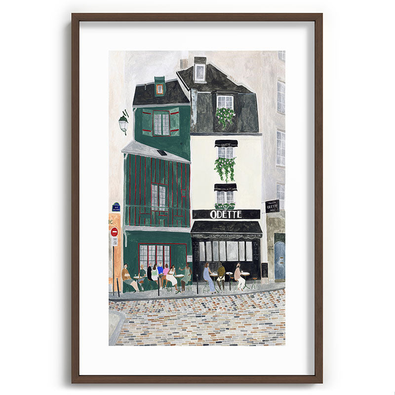 A day in Paris Framed Art Print