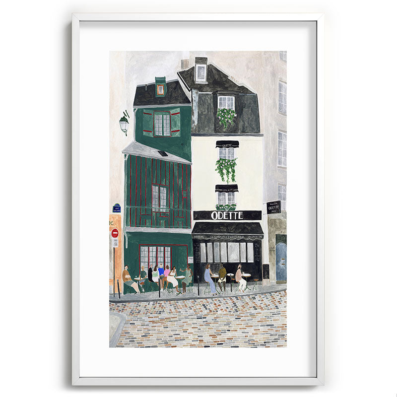 A day in Paris Framed Art Print