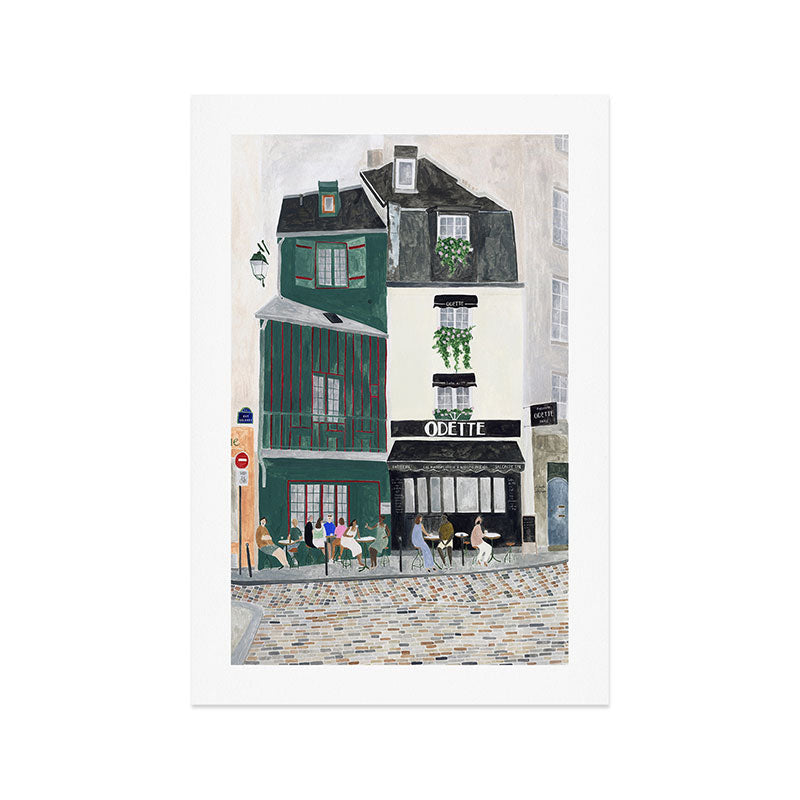 A day in Paris Art Print