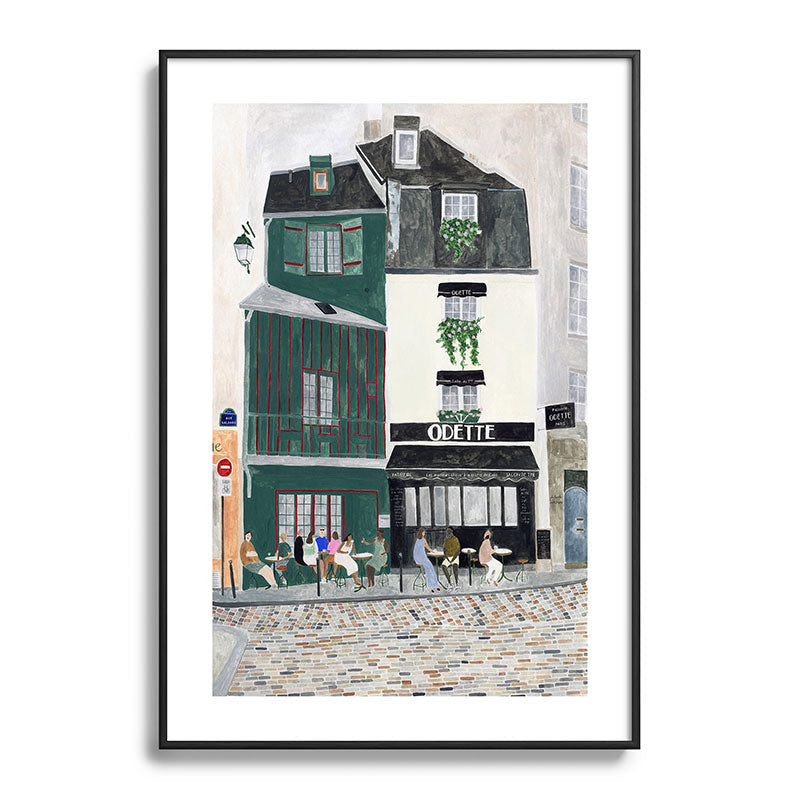 A day in Paris Framed Art Print