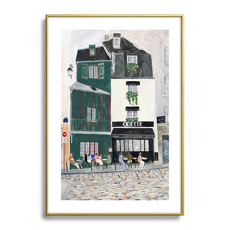 A day in Paris Framed Art Print