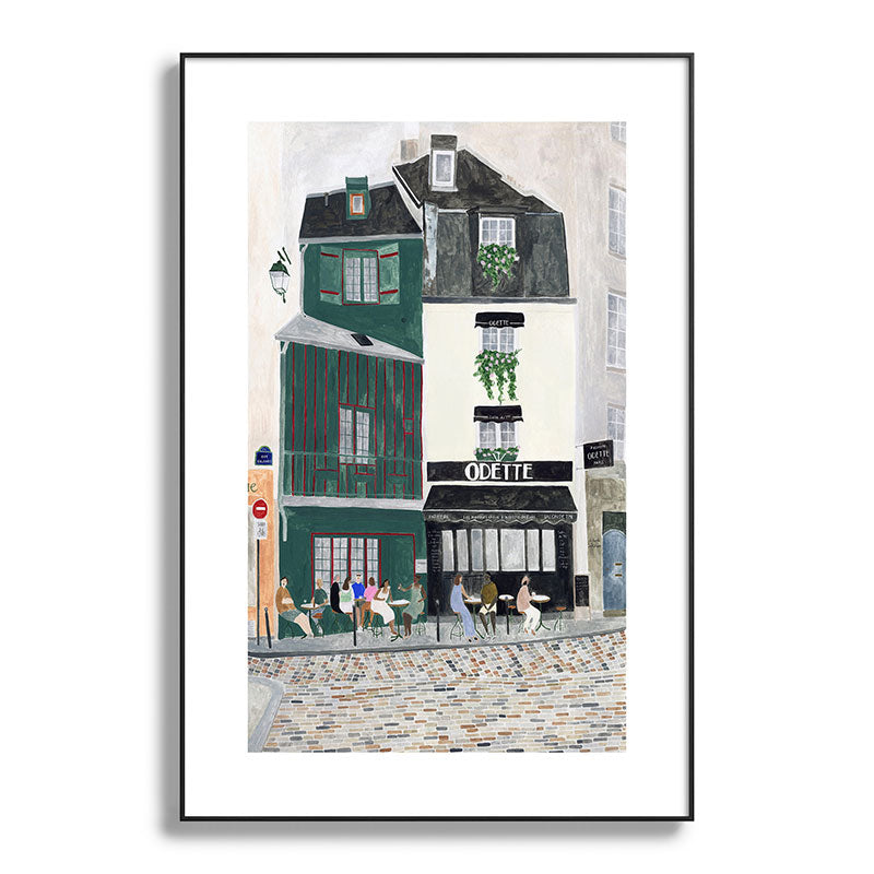 A day in Paris Framed Art Print