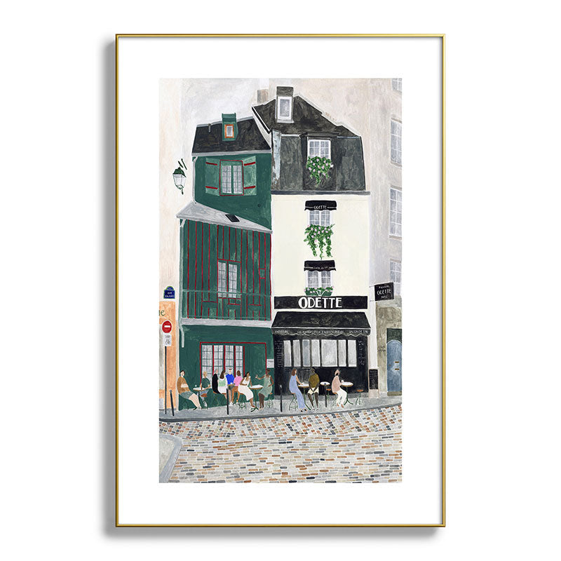 A day in Paris Framed Art Print