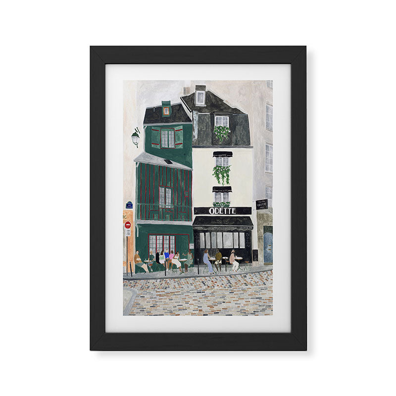 A day in Paris Framed Art Print
