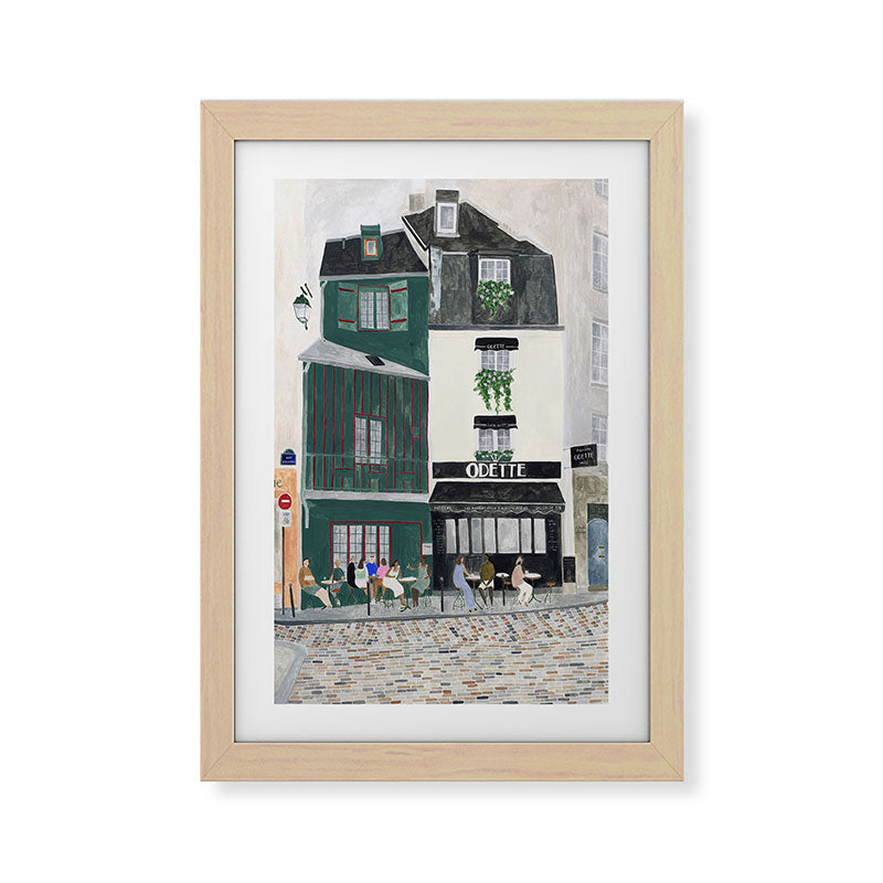A day in Paris Framed Art Print