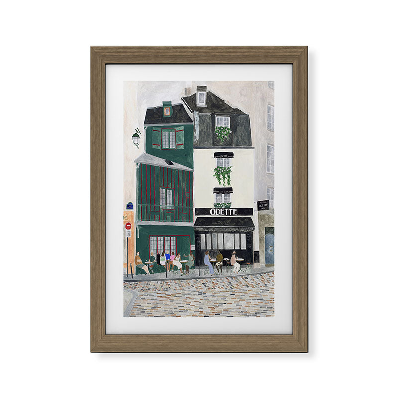 A day in Paris Framed Art Print