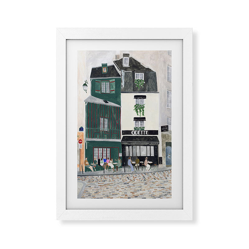 A day in Paris Framed Art Print