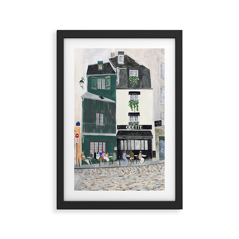 A day in Paris Framed Art Print