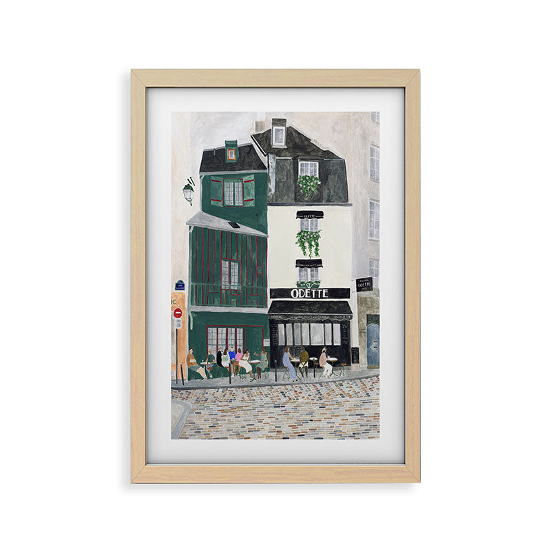 A day in Paris Framed Art Print