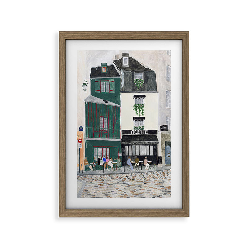 A day in Paris Framed Art Print