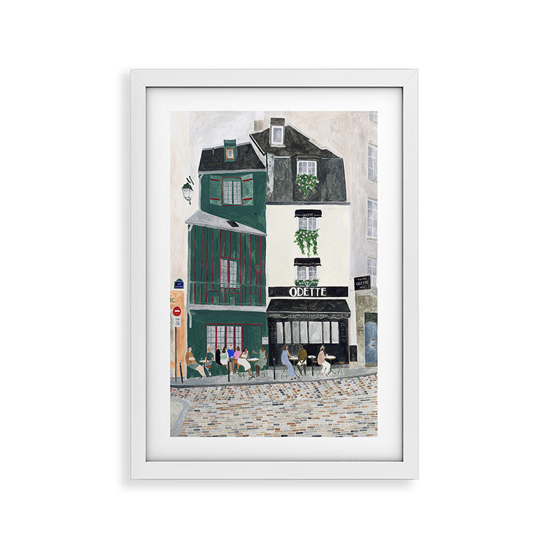 A day in Paris Framed Art Print