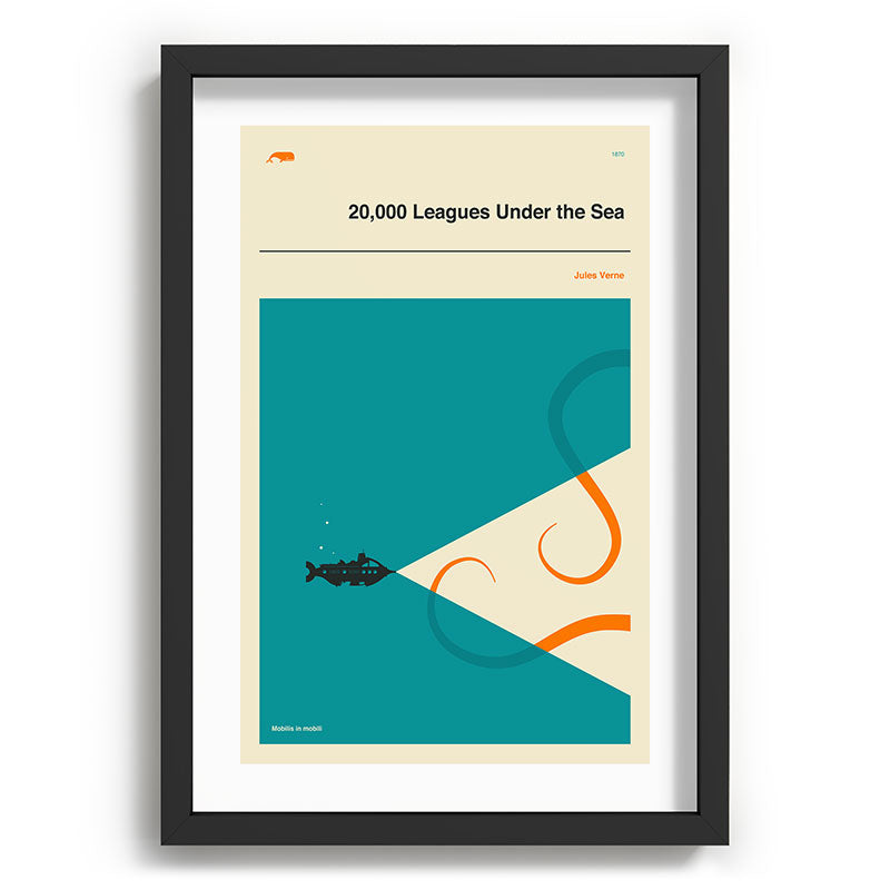 20,000 Leagues Under the Sea Framed Art Print
