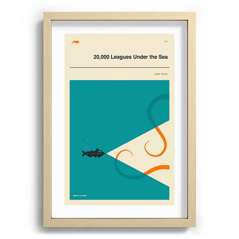 20,000 Leagues Under the Sea Framed Art Print
