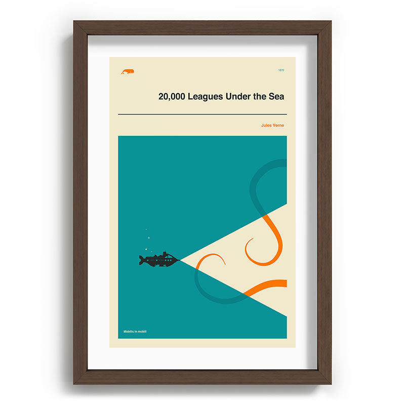 20,000 Leagues Under the Sea Framed Art Print