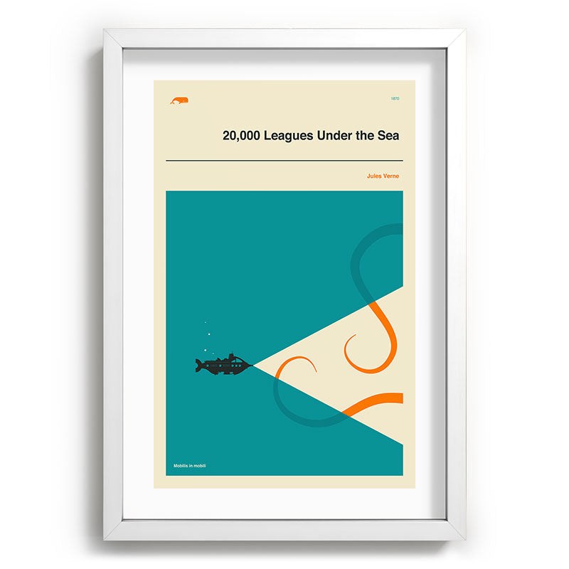 20,000 Leagues Under the Sea Framed Art Print