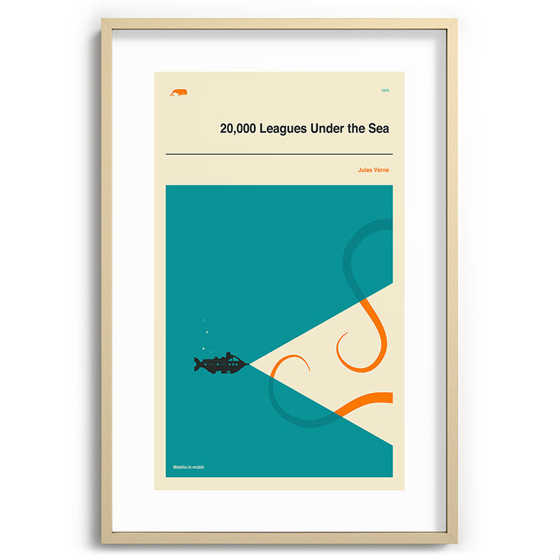 20,000 Leagues Under the Sea Framed Art Print