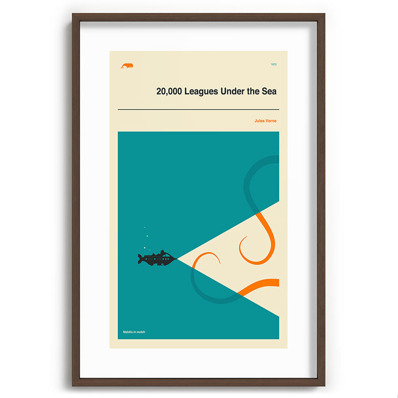 20,000 Leagues Under the Sea Framed Art Print