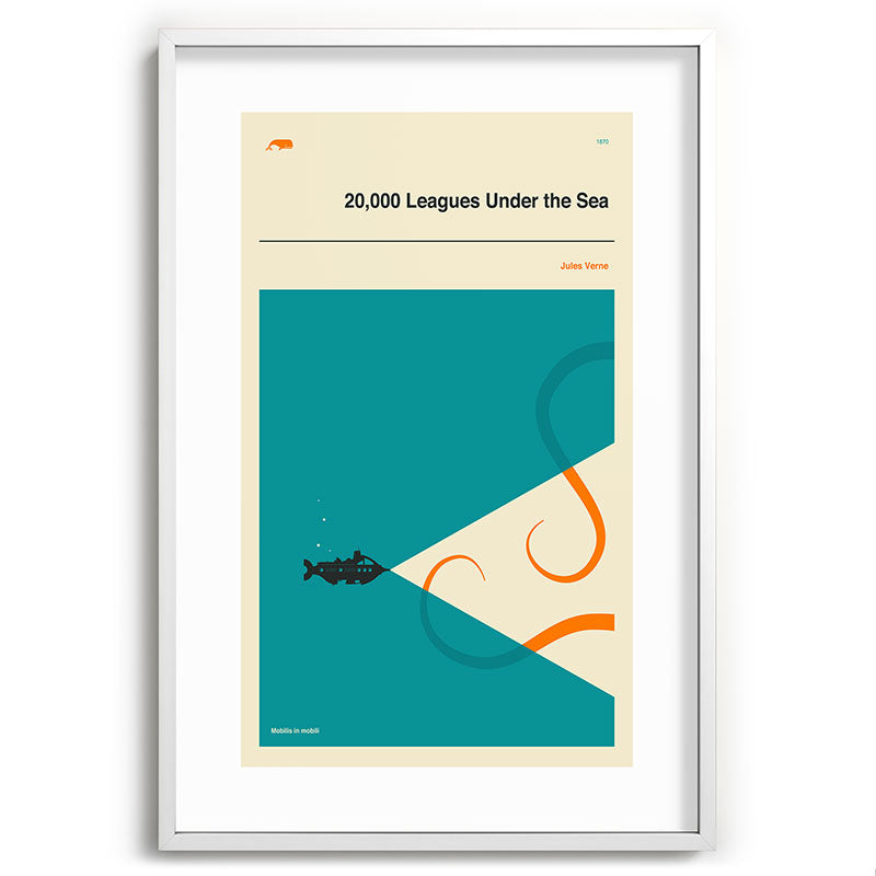 20,000 Leagues Under the Sea Framed Art Print