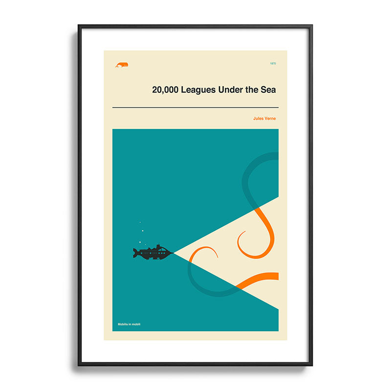 20,000 Leagues Under the Sea Framed Art Print