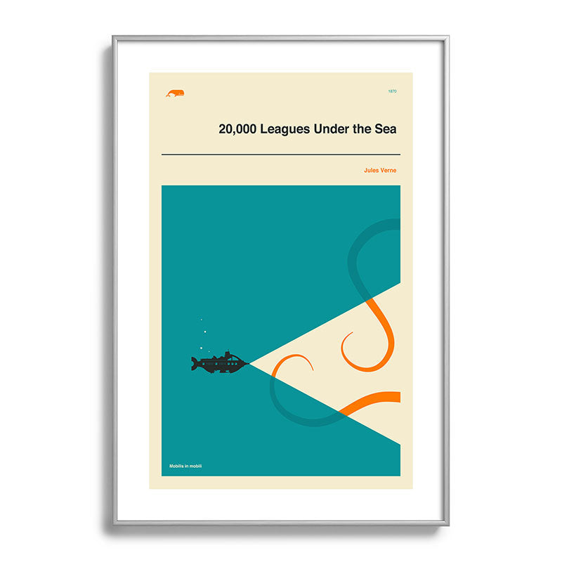 20,000 Leagues Under the Sea Framed Art Print