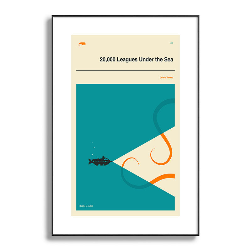20,000 Leagues Under the Sea Framed Art Print
