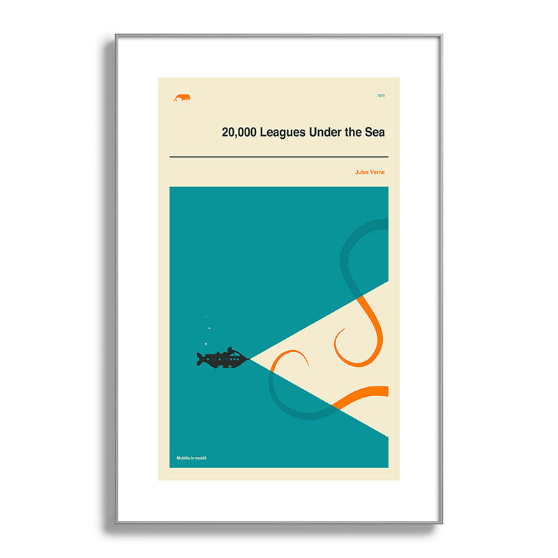 20,000 Leagues Under the Sea Framed Art Print